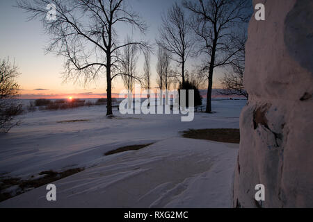 Punkt Clark, Bruce County, Ontario, Kanada Stockfoto