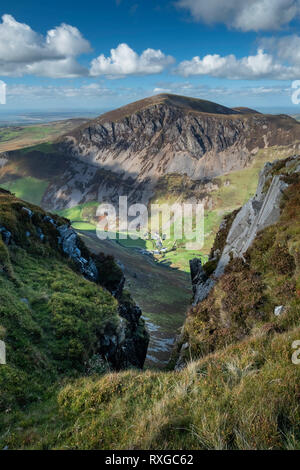 Mynydd Mawr von Y Garn, Nantlle Ridge, Snowdonia National Park, North Wales, UK Stockfoto