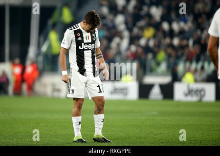 Turin, Italien. 08 Mär, 2019. Fußball, Serie A TIM 2018-19 Juventus Turin - UDINESE 4-1 Foto: DYBALA Credit: Unabhängige Fotoagentur/Alamy leben Nachrichten Stockfoto