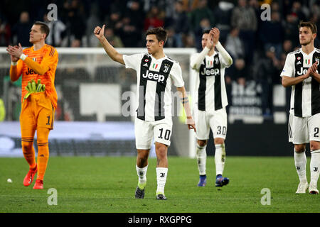 Turin, Italien. 08 Mär, 2019. Fußball, Serie A TIM 2018-19 Juventus Turin - UDINESE 4-1 Foto: DYBALA Credit: Unabhängige Fotoagentur/Alamy leben Nachrichten Stockfoto