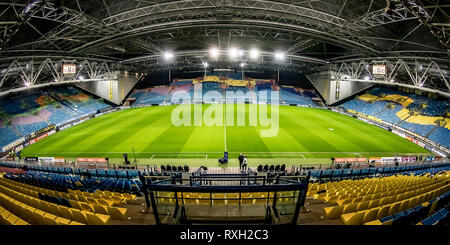 ARNHEM, Vitesse - Feyenoord, 10-03-2019 Fußball, niederländischen Eredivisie Saison 2018 - 2019, Philips Stadion, Überblick über das Stadion Stockfoto