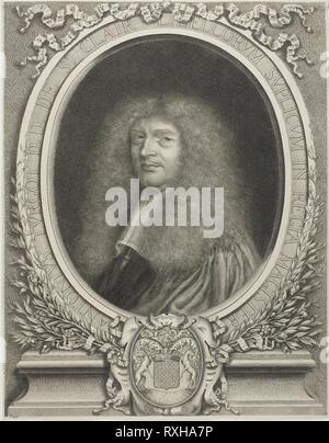 Antoine Turgot de Saint-Clair. Antoine Masson; Französisch, 1636-1700. Datum: 1668. Abmessungen: 276 x 353 mm (Blatt); 349 x 271 mm (Bild). Gravur in Schwarz auf dem Papier. Herkunft: Frankreich. Museum: Das Chicago Art Institute. Stockfoto