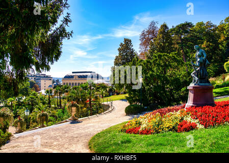 Kurpark in Baden bei Wien, Österreich Stockfoto