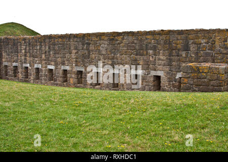 Kanada, New Brunswick, Fort Beausejour, Fort Cumberland, Französischen, Britischen, 1755, Franzosen- und Indianerkrieg, sieben Jahre Krieg, Stockfoto