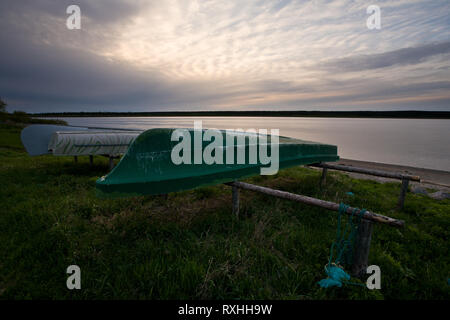 Waskaganish, Eeyou Istchee James Bay, Quebec, Kanada Stockfoto