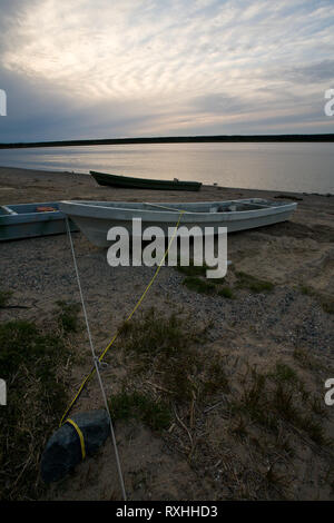 Waskaganish, Eeyou Istchee James Bay, Quebec, Kanada Stockfoto