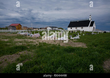 Waskaganish, Eeyou Istchee James Bay, Quebec, Kanada Stockfoto