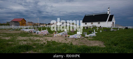 Waskaganish, Eeyou Istchee James Bay, Quebec, Kanada Stockfoto