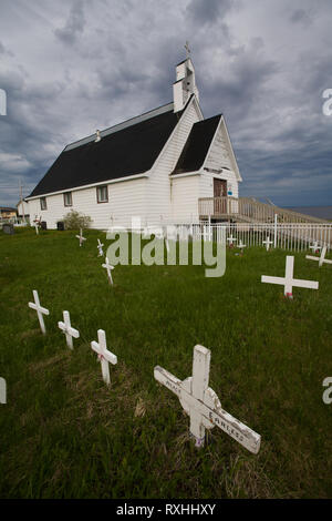 Waskaganish, Eeyou Istchee James Bay, Quebec, Kanada Stockfoto