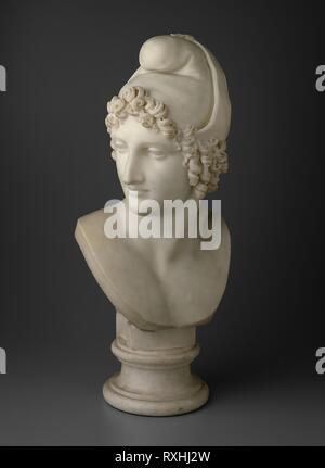 Büste von Paris. Antonio Canova; Italienisch, 1757-1822. Datum: 1809. Abmessungen: H 66 cm (26 in.). Marmor. Herkunft: Italien. Museum: Das Chicago Art Institute. Stockfoto