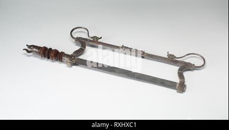 Sah. Möglicherweise Deutschland. Datum: 1621. Abmessungen: L 64,8 cm (25 1/2 in.). Holz und Eisen. Herkunft: Deutschland. Museum: Das Chicago Art Institute. Stockfoto