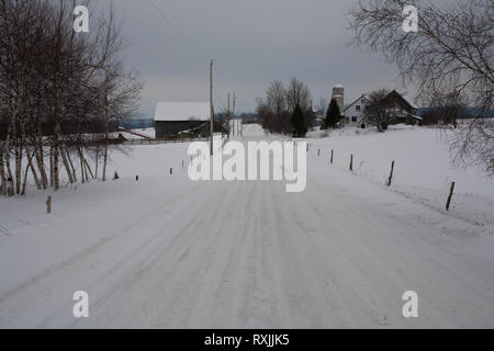 Kanton Stanstead, MRC de Memphrémagog, Quebec, Kanada Stockfoto