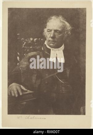 Dr. Chalmers. David Octavius Hill (Schottische, 1802-1870); Robert Adamson (Schottische, 1821-1848). Datum: 1843-1846. Abmessungen: 15,8 x 11,5 cm (Bild); 18,6 x 13,2 cm (Papier). Carbon drucken. Herkunft: Schottland. Museum: Das Chicago Art Institute. Stockfoto