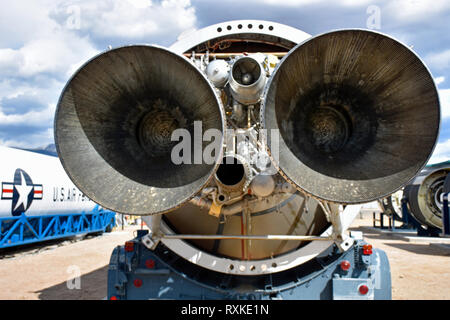 Titan-II-Rakete Motor Stockfoto