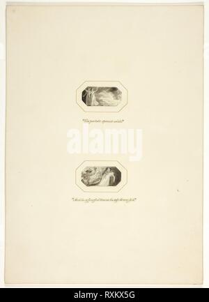 Studie für eine Platte aus dem Triumphe von Temperament, in der 1796 Royal Engagements Taschenbuch. Thomas Stothard; Englisch, 1755-1834. Datum: 1790-1800. Abmessungen: 25 x 50 mm. Waschen Sie die Tinte auf dem Papier. Herkunft: England. Museum: Das Chicago Art Institute. Stockfoto