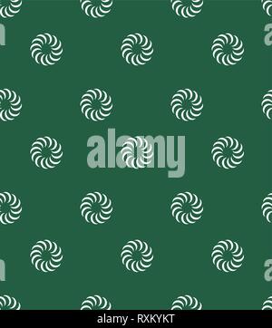 Grüne japanische Muster Vektor. Kreis Hintergrund. Stock Vektor