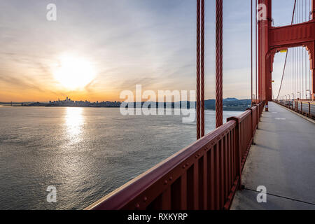 Die Golden Gate Bridge Stockfoto