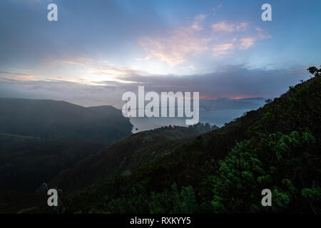 Sonnenaufgang von Marin Headlands Stockfoto