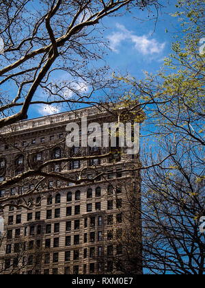New York - Usa 19 April, 2015 - Flatiron Building in New York Stockfoto