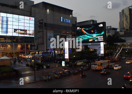 Abend in Bangkok Stockfoto