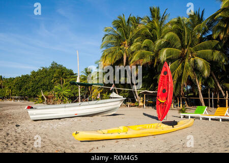 Samara, Guanacaste/Costa Rica-January 25, 2019: Samara Beach. Lieblingsstrand auf Costa Rica's Pacific coast. Stockfoto