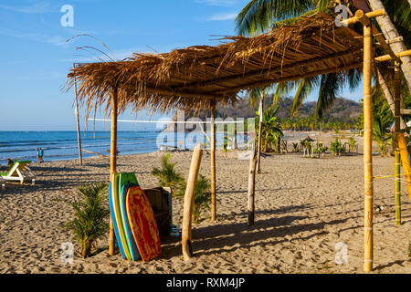 Samara, Guanacaste/Costa Rica-January 25, 2019: Samara Beach. Lieblingsstrand auf Costa Rica's Pacific coast. Stockfoto