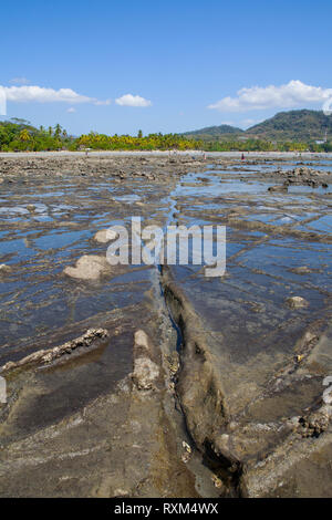 Samara, Guanacaste/Costa Rica-January 25, 2019: Samara Beach. Lieblingsstrand auf Costa Rica's Pacific coast. Stockfoto