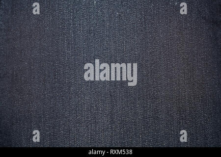 Dark Blue Textur aus Denim oder blaue Jeans Hintergrund Stockfoto
