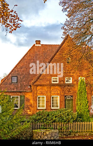 Bauernhaus in Salzhausen (Niedersachsen); Bauernhaus in Salzhausen (Niedersachsen) Stockfoto