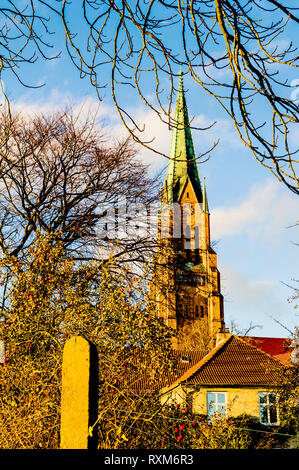 Turm der Kathedrale im Turm des Domes Zu Schleswig, Schleswig, Norddeutschland, Stockfoto