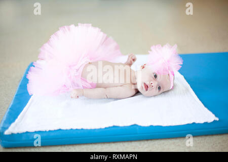 Neugeborenes Baby Ballerina Stockfoto