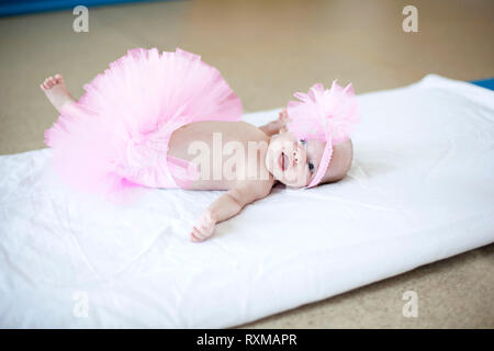 Neugeborenes Baby Ballerina Stockfoto