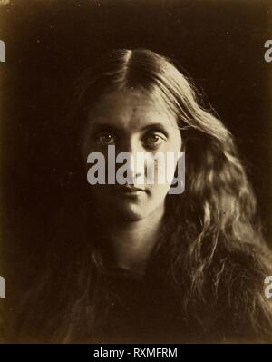 Julia Jackson. Julia Margaret Cameron; Englisch, 1815-1879. Datum: 1867. Abmessungen: 27,6 × 22 cm (17 3/4 x 13 7/8 in.). Eiweiß drucken. Herkunft: England. Museum: Das Chicago Art Institute. Stockfoto