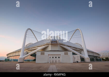 Athen, Griechenland - 11 November, 2018: Architektur in Olympic Sports Complex OACA in Athen, Griechenland. Stockfoto