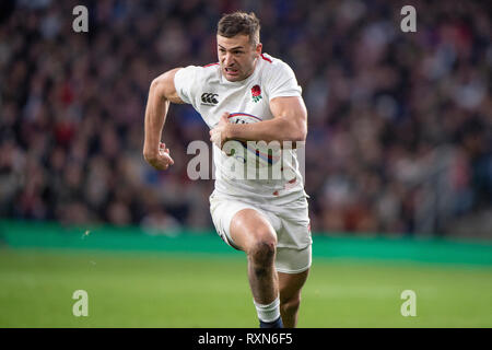 Twickenham, Vereinigtes Königreich, Samstag, 9. März 2019, Guinness sechs Nationen übereinstimmen, England gegen Italien, RFU Rugby Stadium, © Peter Spurrier Stockfoto