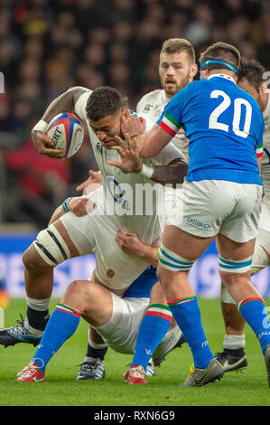 Twickenham, Vereinigtes Königreich, Samstag, 9. März 2019, Guinness sechs Nationen übereinstimmen, England gegen Italien, RFU Rugby Stadium, © Peter Spurrier Stockfoto