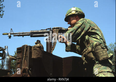 Uns Rifleman Vietnam Krieg (REENACTOR) Stockfoto