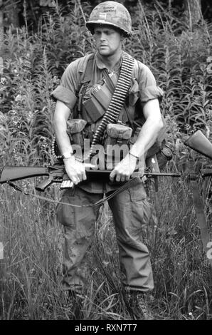 Uns Rifleman Vietnam Krieg (REENACTOR) Stockfoto