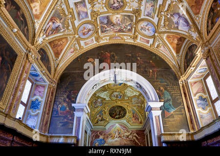 Neapel Kampanien Italien. Die Certosa di San Martino (Kartause von St. Martin) ist eine ehemalige Klosteranlage, die heute ein Museum ist, in Neapel, Italien. Stockfoto