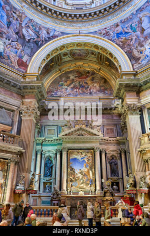 Neapel Kampanien Italien. Neapel Kathedrale (Duomo di Napoli, Kathedrale Santa Maria Assunta oder Kathedrale San Gennaro) ist eine römisch-katholische Cathedra Stockfoto