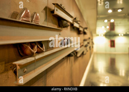 Neapel Kampanien Italien. Kunstwerk an der U-Bahn Station Stockfoto