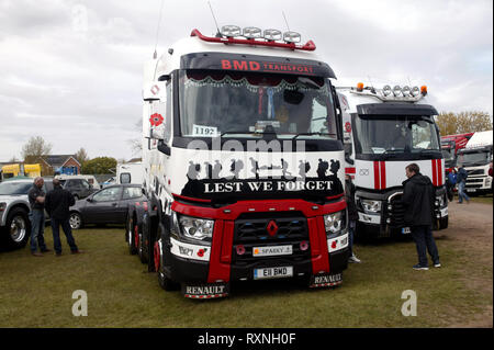 BMD TRANSPORT BEI TRUCKFEST Stockfoto