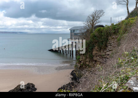 Die neue RNLI lifeboat station Tenby in Wales Stockfoto