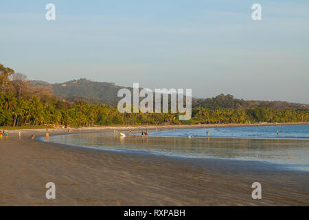 Samara, Guanacaste/Costa Rica-January 25, 2019: Samara Beach. Lieblingsstrand auf Costa Rica's Pacific coast. Stockfoto