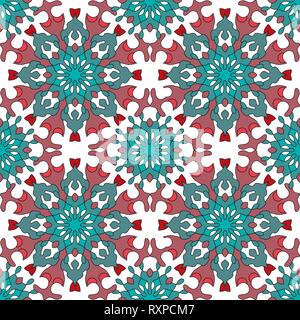 Zusammenfassung nahtlose Hintergrund. Textur in hellen Farben. Orientalische Muster für Design, Mode drucken, scrapbooking Stock Vektor