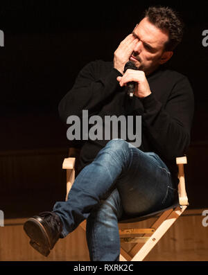 Lausanne, Schweiz. 10. März, 2019. Treffen mit Matt Dillon, der amerikanische Schauspieler an den Sitzungen des 7. Kunst in Lausanne in der Schweiz am 10-03-2019. Quelle: Eric Dubost/Alamy leben Nachrichten Stockfoto