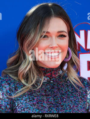 Westwood, der Vereinigten Staaten von Amerika. 10 Mär, 2019. WESTWOOD, Los Angeles, CA, USA - 10. März: Sängerin Rachel Platten kommt an der Los Angeles Premiere von Paramount Animation und Nickelodeon Movies'' Wonder Park' im Regency Dorf Theater am 10. März 2019 in Westwood, Los Angeles, Kalifornien, USA. (Foto von Xavier Collin/Image Press Agency) Quelle: Bild Presse Agentur/Alamy leben Nachrichten Stockfoto