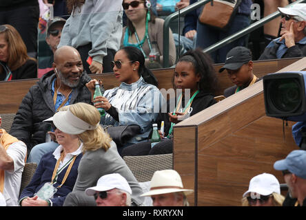 Indian Wells, Kalifornien, USA. 10 Mar 2019. Mike Tyson am 10. Tag der BNP Paribas Open in Indian Wells Tennis Garden am 10. März 2019 im kalifornischen Indian Wells: Mike Tyson Credit: Stürme Media Group/Alamy leben Nachrichten Stockfoto