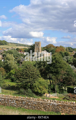 Kirche St. Nikolaus Abbotsbury, Dorset England UK Stockfoto