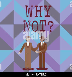 Wort schreiben Text Warum Notquestion. Business foto Präsentation geben mir ein Grund für die nicht etwas tun, sagen Sie nicht nein Stockfoto